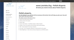 Desktop Screenshot of lotnisko.org